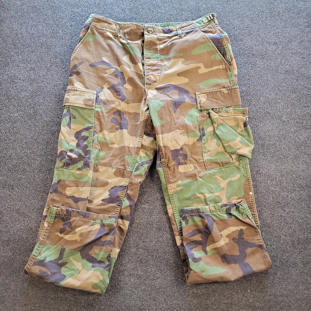US ARMY Camouflage Field Pants, Original, Size M regular Double Knees